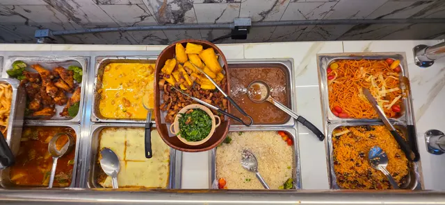 The Goianeiro buffet seen from above